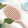 Yao Hairbrush [Scalp Care Round Brunt Coral] Wet Hair Shampoo