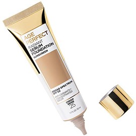L'Oréal Paris Age Perfect Radiant Serum Foundation con SPF 50, crema beige, 1 onza