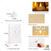 AceList 30 Sets Luminary Bags with Flameless Candles Include 30