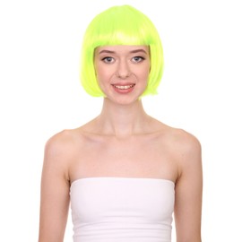 Short Bob Neon Green Wig HW-2436