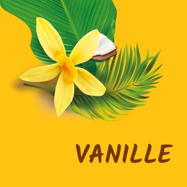 Tahiti 3 x 250ml Coconut Oil & Vanilla Natural Moisture Body Wash Bottle