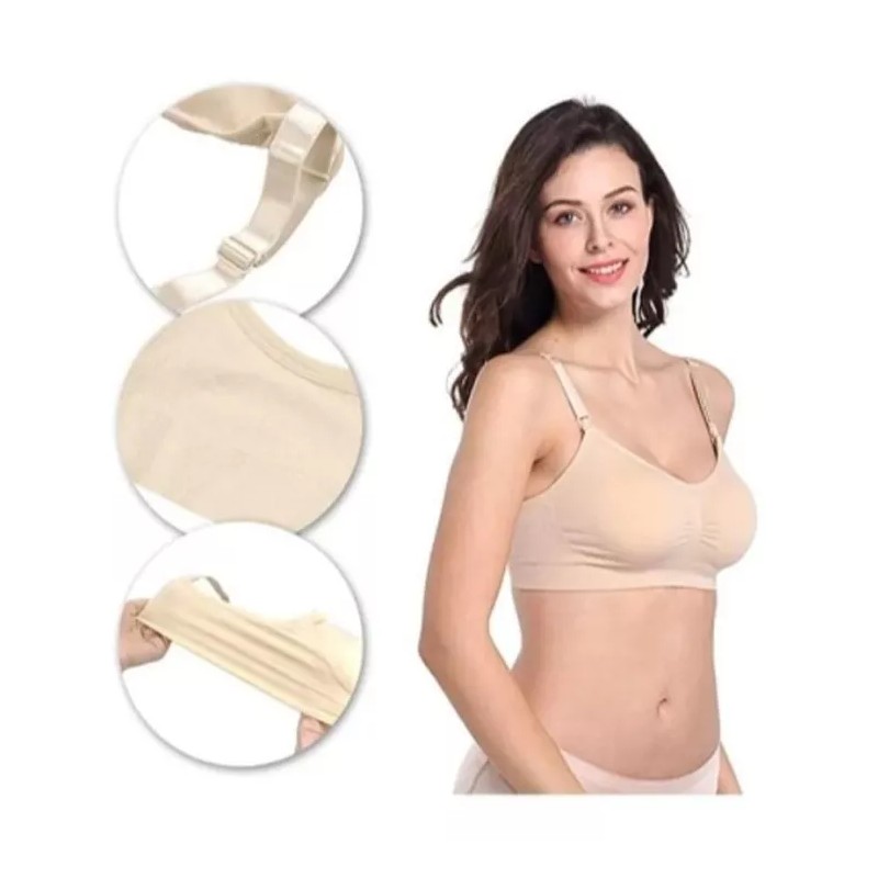 Compraymas Par 2 Brasier Maternidad Brassier Lactancia Brasieres Sosten