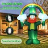 SRKLH 6FT St Patricks Day Inflatables Outdoor Decorations, Inflatable Leprechaun