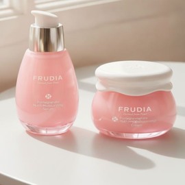 FRUDIA anti-oxidant efficacy certified pomegranate moisturizing collagen serum + cream 2-piece set pouch cream 4108317 FREE / FRUDIA 향산화 효능 인증 석류 모이스처라이징 콜라겐 세럼 + 크림 2종 세트 파우치크림 4108317 FREE
