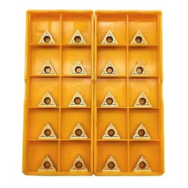 ASZLBYM TCMT21.51 Turning Inserts TCMT110204 TCMT21.51 Carbide Inserts TCMT Insert S08K/S10K/S12M-STFCR11 1/3 Inch 3/8 Inch 1/2 Inch 91° Rotary Holder Drill Rods (Pack of 20 TCMT21.51 Ein)