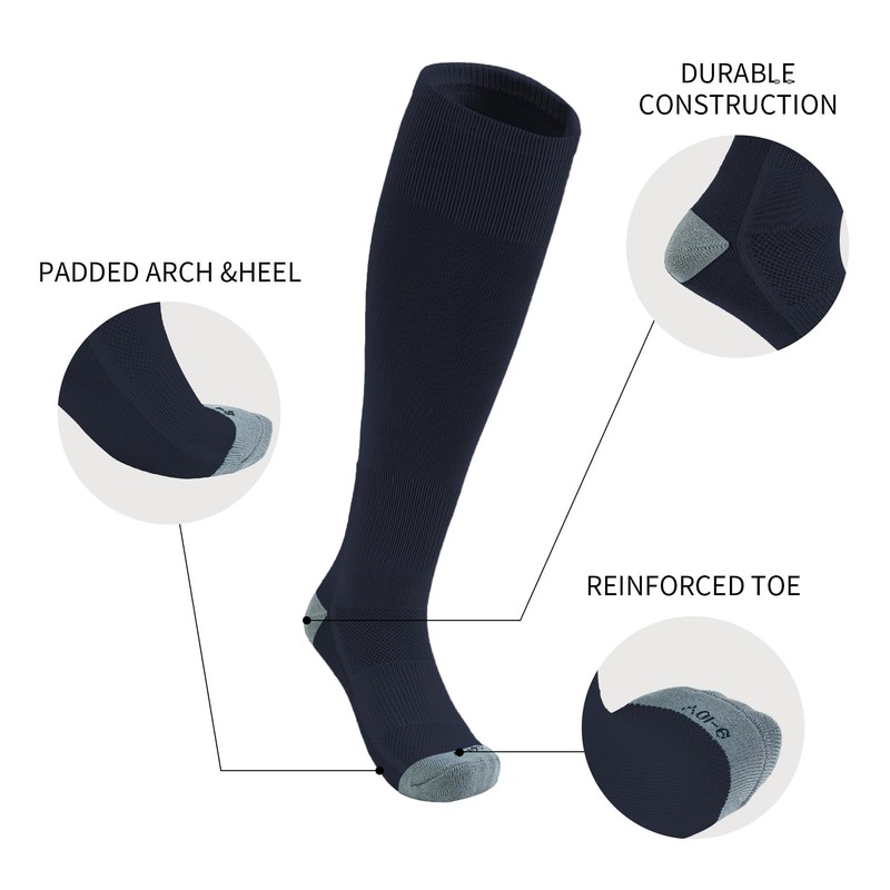 QBK - Calcetines de béisbol para niños pequeños y niñas,