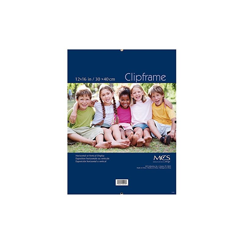 MCS 12x16 Inch Glass Clip Frame (55216)