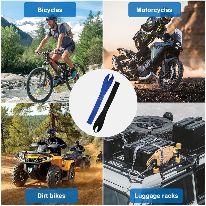 12 Loops Tie Down Strap, 29.5 cm Lashing Loops Motorcycle,