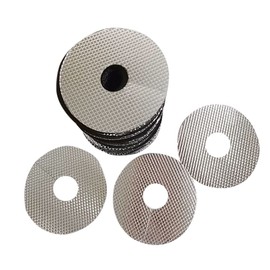 HORTIPOTS Reflective Top Lids Mylar on Black for 2 Inch Net Pots Pack of 200