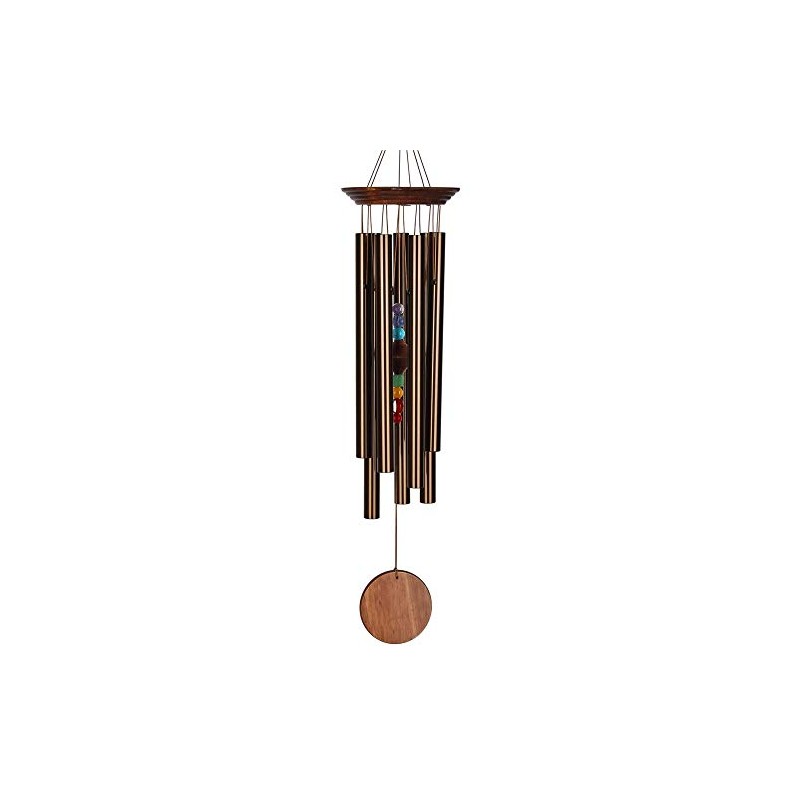 CC7LBR Woodstock Chakra Chime Large Bronze Woodstock Chakra Chime -