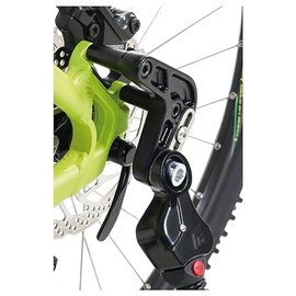 Hebie SB-verpackt, Adapter für Zur Befestigung von 0618 an Fahrrädern mit Disc-Aufnahme IS2000, INKL. Befestigungsschrauben, Lieferung ohne Ständer, Schwarz Unisex Adult, Black, One Size