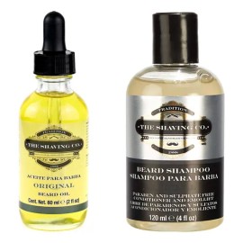The Shaving Co. Kit de Shampoo Tsc-005 y Aceite de Barba Tsc-002