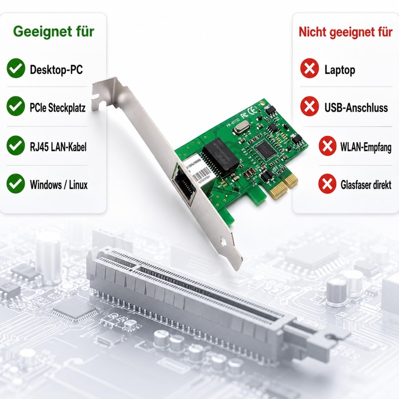 M29CS Gigabit PCI Network Card - 10/100/1000 Mbps LAN Card,