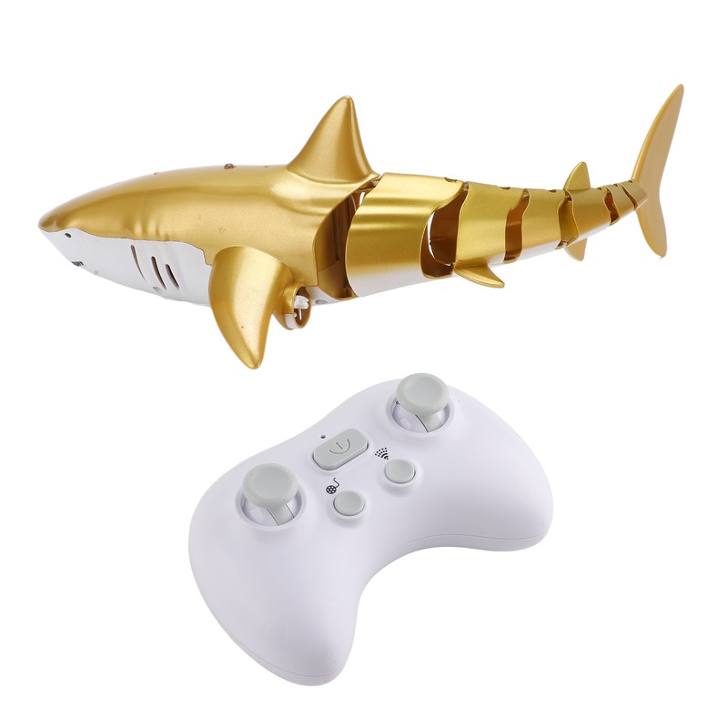 Electric RC Boat 2.4G Remote Control Pool Shark Simulation Water