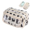 EOAMGO Large Capacity Cat Pencil Case for Girls Boys Kids,
