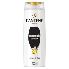 Pantene Shampoo, Para Cabello Tratado Químicamente, Dañado Y Con Frizz Pantene Hidratación Extrema Con Glicerina Y Pro-vitaminas 400 ml