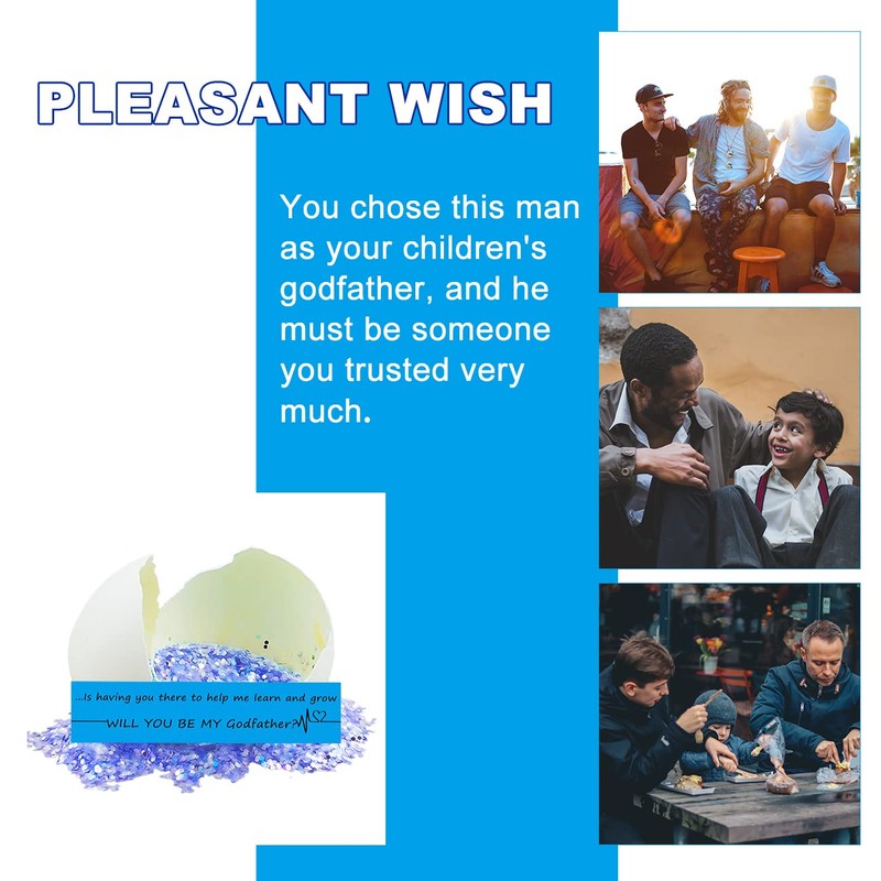 MUFUN Godfather Proposal Egg, Will You Be My Godfather, Be