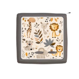 Schutzfolie für Toniebox - Toniebox Schutzfolie - Aufkleber Toniebox - hergestellt in Deutschland (Tonieboxfolie, Ohne Glitzer, Dschungeltiere 1)