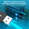 NEWFAST 1300Mbps USB 3.0 WiFi Dongle for PC/Desktop/Laptop 2.4/5GHz USB