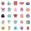 Cute Little Monster Stickers for Water Bottle,50 PCS Monster Cute