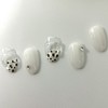 ˡᴬᴺᵀᶤˡ [Swa Stone] Chunk pattern handmade nail tip - Short