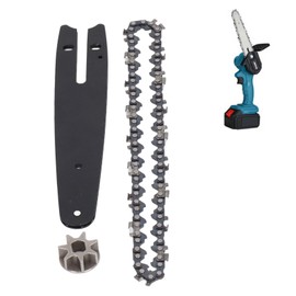 Sprocket Chainset Kit Chainsaw Chain Set, Steel Sprocket 186mm Guide Plate 230mm Chain 6in Saw Replacement Accessories for Chainsaw Chainsaw Chain Kit