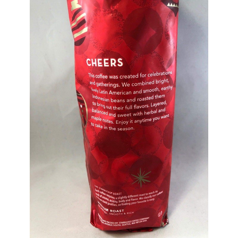 Starbucks Holiday Blend Coffee Whole Bean - 1Lb (16 Oz)