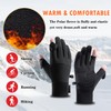 SDFCJQ Winter Warm Gloves for Men Women, Thermal Touchscreen Windproof