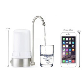 AYRO HT Plus - COUNTERTOP Water Filter with Alkaline Minerals & ANTIOXIDANTS - White White, Original Price $299.95 Made in USA