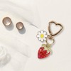 U+U Strawberry Keychain, Cute Bag Charms for Women and Girls,