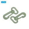 PATIKIL Plastic Swivel Carabiner Hook for Travel Sports Backpack Luggage
