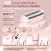 4-in-1 Electric Razor Bikini Trimmer & Facial Hair Remover for