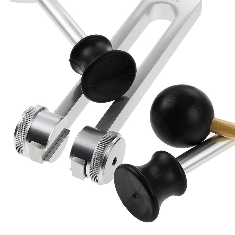 Ahvqevn 4 Pack Tuning Fork Set (128Hz, 256Hz, 512Hz) with