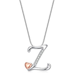 FLNEOO Initial Necklaces for Women - 14K Silver Letter Necklace for Teen Girls, Cute Name Necklace Dainty Gifts for Girls, Jewelry Cute Idea Christmas Gifts