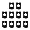 10 PCS Metric M6x10mmx12mm Barrel Nuts,for M6-1 Bolts Cross Dowels