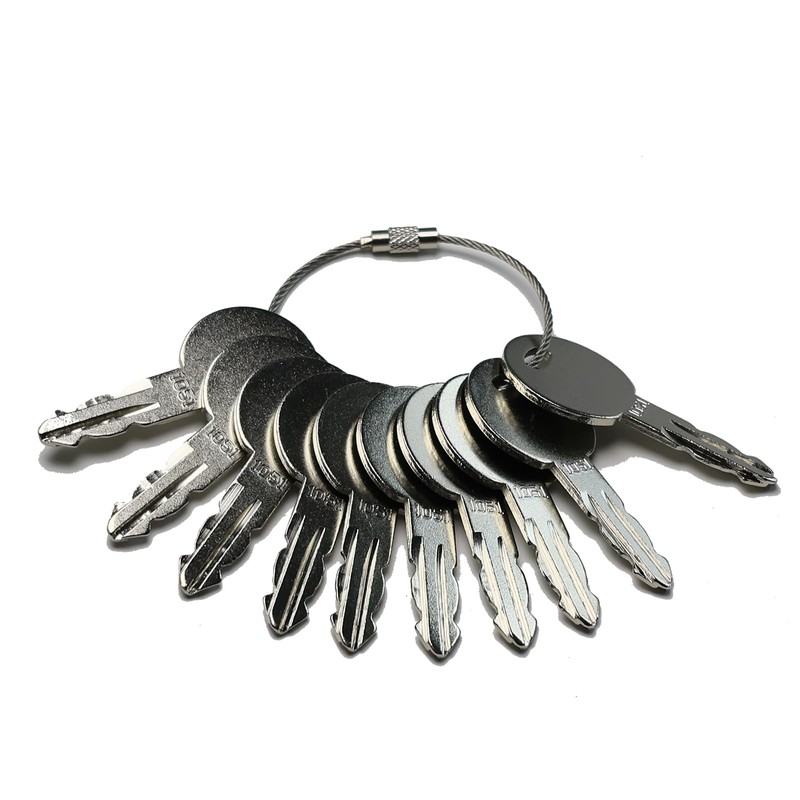 Newyuan 10 Pcs Ignition Switch Keys Replacement 1051 Compatible with