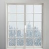 Set of 2 White Aluminium Window Handles without Lock Cylinder,