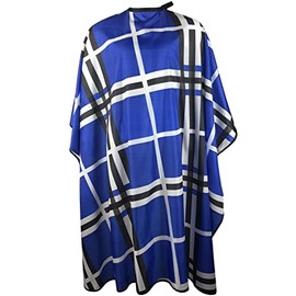 Pelocapa Haircut Barber Cape for Men, Professional Salon Cape with Snap Closures, Hairdresser Cape for Adults, Large Waterproof Cape for Hair Cutting, Styling - 63âÃ 56â(Blue)