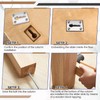 Shimeyao 4 Sets Newel Post Fastener Newel Post Mounting Kit