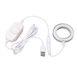 LED Ring Light Adjustable for Stereo Microscope Industrial Camera Imaging Parts Accessories