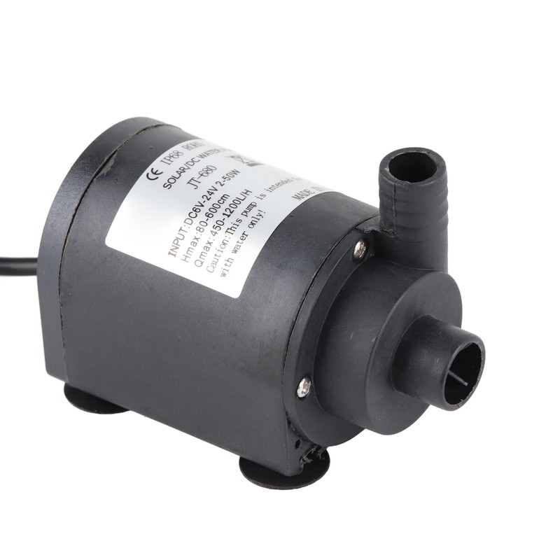 DC 24V 1000L/H Hot Water Circulation Pump Solar Brushless Motor