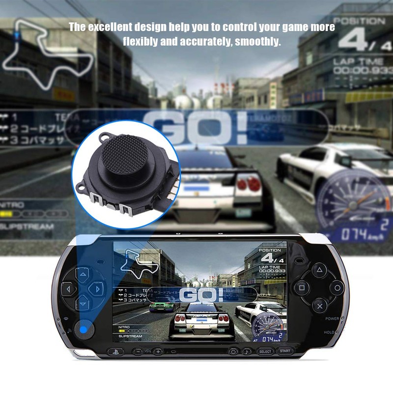 2pcs Analog 3D Button Joystick for PSP 2000, Switch Joystick