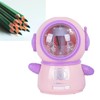 Spaceman Pencil Sharpener Cartoon Cute Safe Flexible Electric Pencil Sharpener
