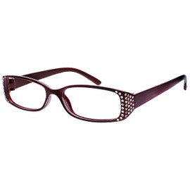 Schwarz Lila Diamonte Stil Kurzsichtig Fernbrille Für Kurzsichtigkeit Designer Stil Frauen Damen M93-5 -1,00