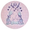 Spooky Kawaii Pastel Goth Mouse Pads - 3mm Thick, 20cm