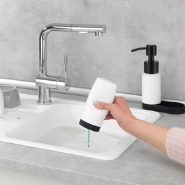 Pack of 2 Soap Dispenser Pump Head Stainless Steel Bottle Soap Dispenser for 28 mm Thread Soap Dispenser Replacement Pump for DIY Lotion Dispenser Soap Shampoo Shower Gel