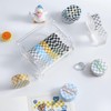 Zenarao Black White Decorative Washi Tape Compact Checkerboard Pattern Paper