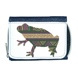 Boho Bohemian Pattern Animal Silhouette Frog Stylish Ladies Purse