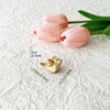 Pasiir 2pcs Gold Snail Figurine Home Decor, Solid Metal Crab