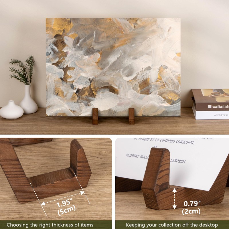 ANBOXIT Plate Display Stand, 3 Pack 8 Inch Plate Holder